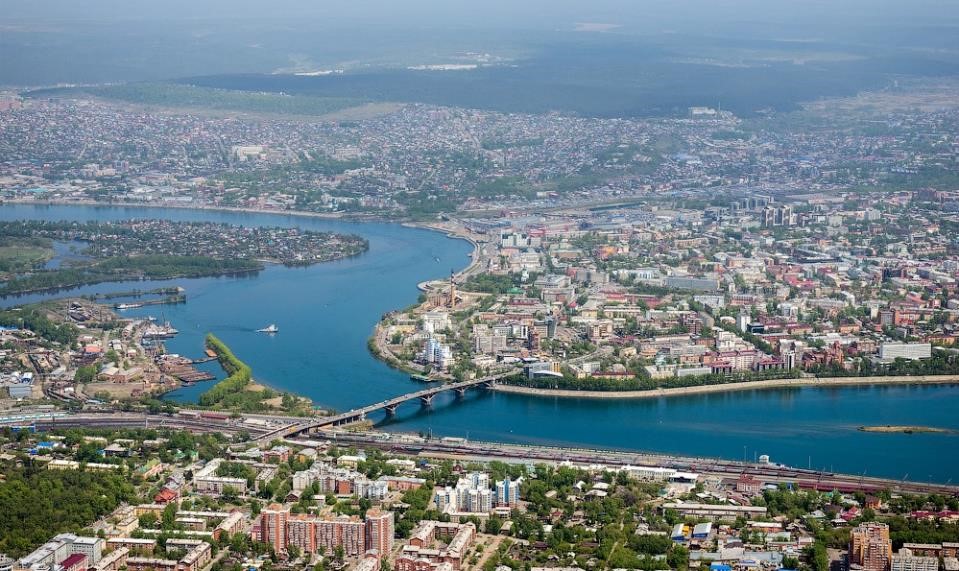 Irkutsk city view / Вид на Иркутск